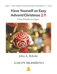 Have Yourself an Easy Advent/Christmas 2 !! Organ sheet music cover Thumbnail